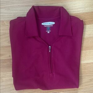 Pebble Beach Burgundy Performance Pullover